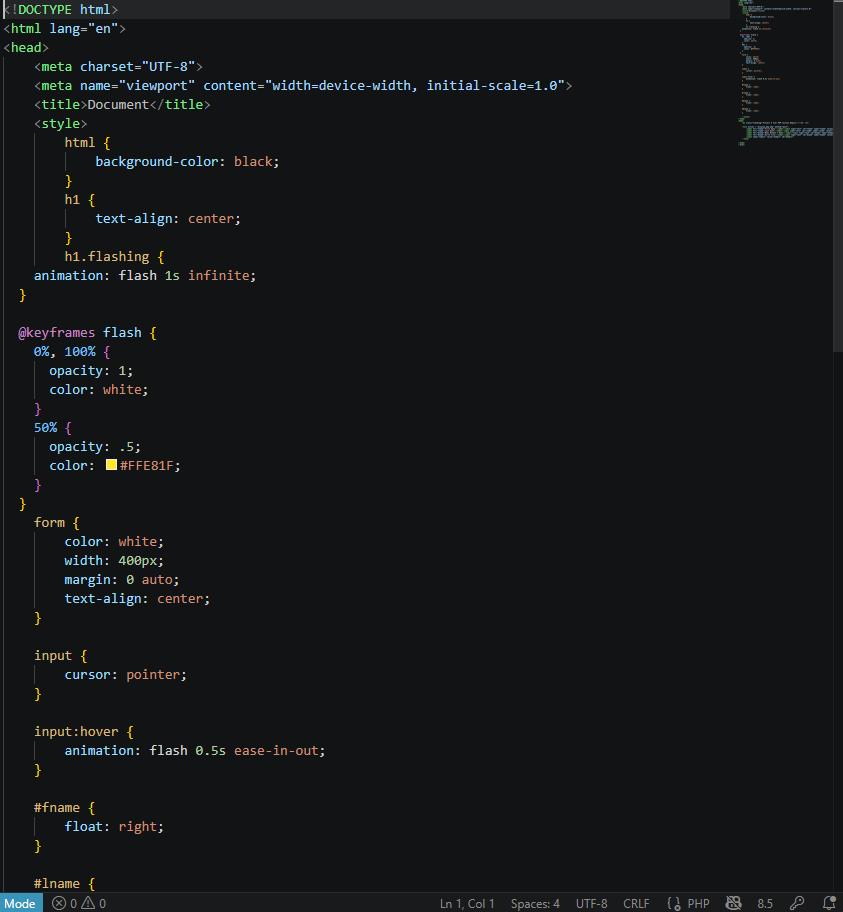 Project 5 PHP